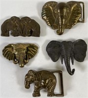 ELEPHANT BELT BUCKLES