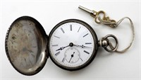 STERLING MONTANDON LOCLE POCKET WATCH