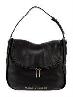 Marc Jacobs Black Leather Gold-tone Shoulder Bag