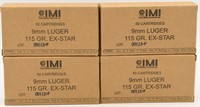 200 Rounds Of IMI 9mm Luger Ammunition