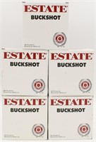 125 Rounds Of Estate 12 Ga Buck Shot Shotshells