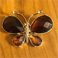 Liz Clairborne Butterfly Brooch Pin