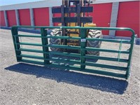 5-12ft Green Gates- Some Damaged