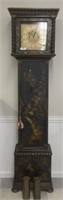 Asian Hand Painted Grandfather Clock