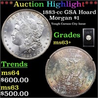 *Highlight* 1883-cc GSA Hoard Morgan $1 Grades Sel