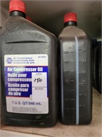 Napa air Compressor oil assortment  9 Quarts