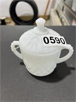 Milk Glass Sugar Bowl