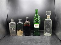 Vintage/Antique Bottles & Decanter