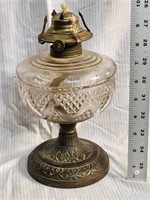 Brass and Glass oil Lamp