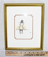 SIGNED & NUMBERED P. BUCKLET MOSS PRINT " JOY "