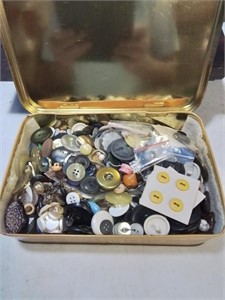 Whitman's metal candy box full of a variety of