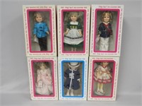 IDEAL SHIRLEY TEMPLE 1982 - 6 DOLLS: