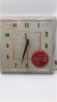 Coca-Cola clock “things taste better with Coke”
