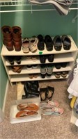 Shoe Rack with Size 6 Shoes