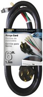 Power Zone ORR628206 Range Cord 6/2&8/2 Black 6