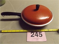 CLUB ALUMINUM 9" SKILLET...TERRA COTTA