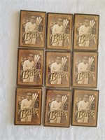 (9) "The Babe" Baseball Stamp Card Sets