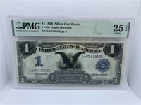 1899 SILVER CERTIFICATE $1.00 - S/N -E48543553E