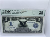 1899 SILVER CERTIFICATE - GRADED 35 CHOICE VERY