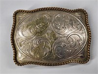 VINTAGE MONTANA SILVERSMITH BELT BUCKLE