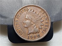 OF)  1900 full Liberty Indian Head cent