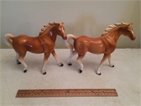 Beautiful Pair of Porcelain Horses