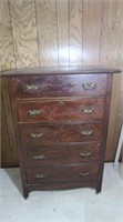 Antique Dresser w/Casters-33"x18"x46"H