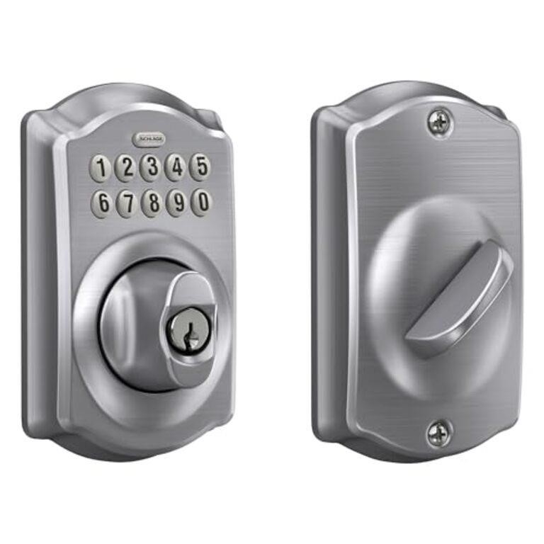 Schlage BE365 CAM 626 Camelot Keypad Deadbolt,