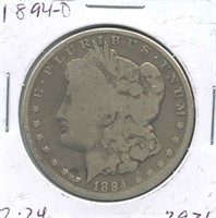 1894-O Morgan Silver Dollar