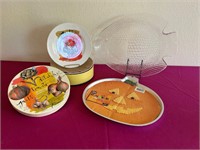 Pumpkin Cookie Pan, Fish Platter, Serving Plates