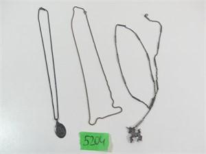 Qty of 3 Sliver Chains