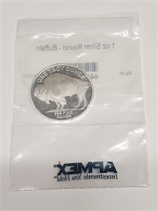 Apmex 1 oz Silver Round- Buffalo