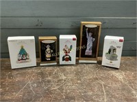 5 HALLMARK KEEPSAKE ORNAMENTS