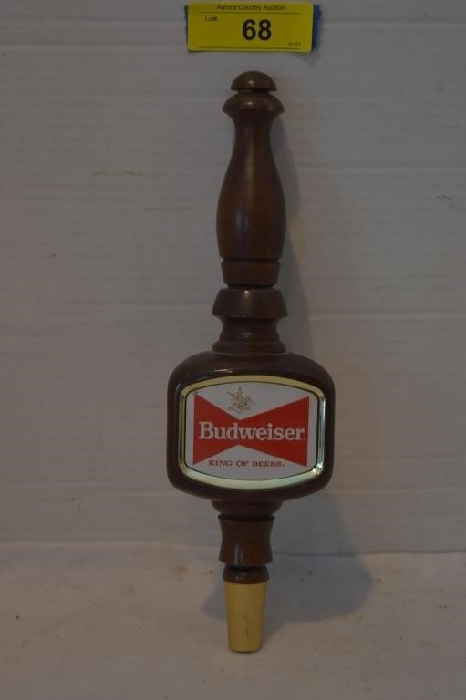 Vintage Budweiser Beer Tap Handle