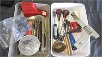 Miscellaneous tools, awls, wire brushes,