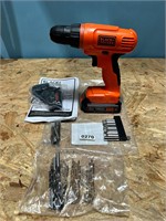 Black & decker 20v cordless drill kit works