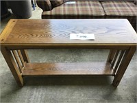 MISSION STYLE COUCH TABLE