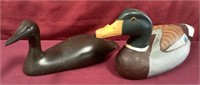 2 Painted Wood Ducks/Waterfowl