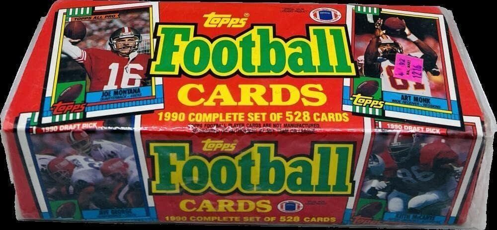 '90 Topps NFL Factory Sealed Complete 528 Card Set