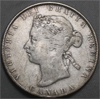 Canada 50 Cents 1870 LCW