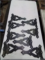 Shelf hangers and door hinges