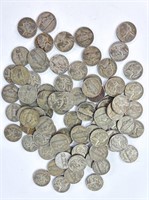 Assorted Silver Wartime Nickels