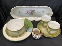 Porcelain Dishes Box Lot