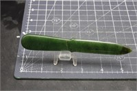 1oz Jade Letter Opener, Possibly Repaired, Wyoming