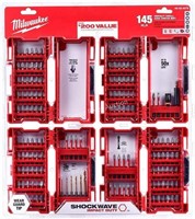 Milwaukee 145PC Impact Driver and Drill Set