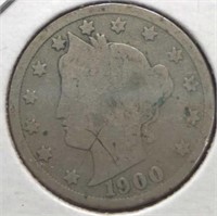 1900 Liberty Head V. Nickel