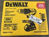Dewalt DCD777C2 20V Cordless Drill/Driver Kit