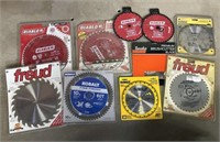 Lot of NEW Table Saw & Circular Saw Blades
