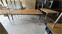 30"x60" school table with adjustible legs