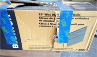 (2) BOXES OF BOSTITCH STICK NAILS, BAND SAW BLADES